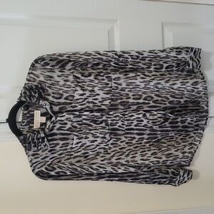 Xs Michael kors dress blouse leopard